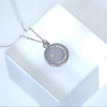14k Gold Plated Moon Star Necklace • Minimalist Jewelry • Stainless Steel Necklace • Gift For Her